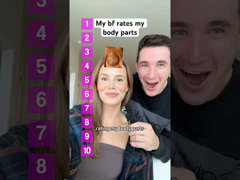 He rated my body parts! #couple #couplechallenges #rankingfilter #ranking #capcut #capcutholiday