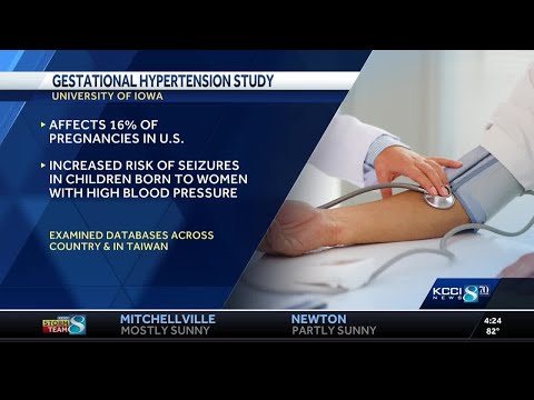 YouTube video thumbnail: University of Iowa Study Links Gestational Hypertension to Seizure Risk