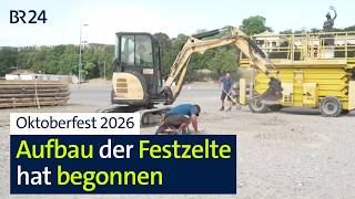 Oktoberfest-Aufbau hat begonnen – trotz Rechtsstreit wie geplant | Abendschau | BR24