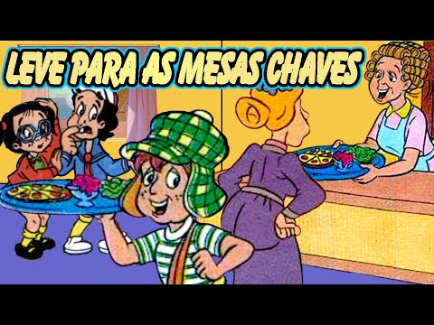 CHAVES É UM GARÇON MUITO ATRAPALHADO | CHAVES | O GARÇON | GIBI CHAVES E CHAPOLIN