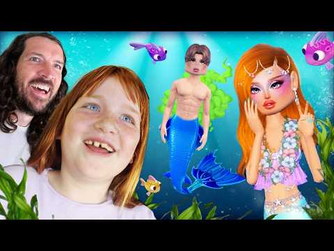 MERMAiDS in DRESS to iMPRESS!? Adley & Navey try NEW SUMMER UPDATE! Winning the special round w/ Dad
