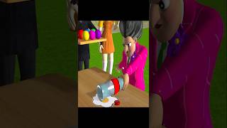 Squid Game vs Scary Teacher 3D Who is the smartest #shorts