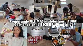 POCOS DÍAS... PREPARANDO MÁS MALETAS PARA CUBA🇨🇺 EMBALAJE IDEAL😱 EN LA ESCUELA DE ALE 11,12 Sep 2025