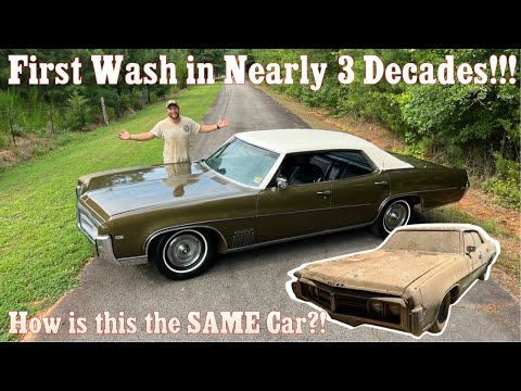 First WASH & DETAIL in 26+ Years! BARN FRESH 1969 Buick Wildcat Rescue! Pt.2