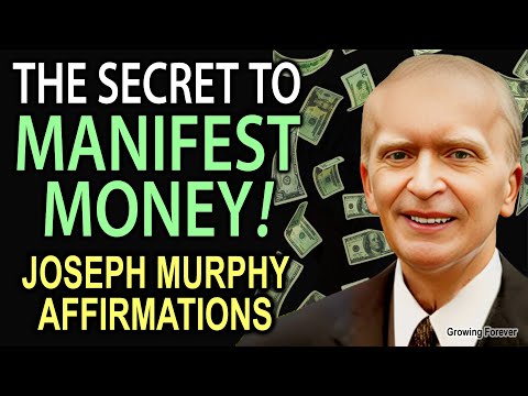 His MONEY SECRET ~ Joseph Murphy Affirmations to Manifest Wealth While You Sleep ~ Meditation