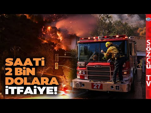 Los Angeles Yangınında Parası Olana İtfaiye! ABD Felaketinde İnanılmaz Olay