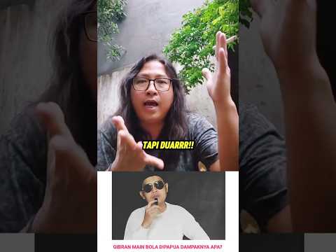 Gibran Main Bola Sama Warga Papua Barat Dampaknya Sama Masyarakat Apa #papua #papuabarat #gibran