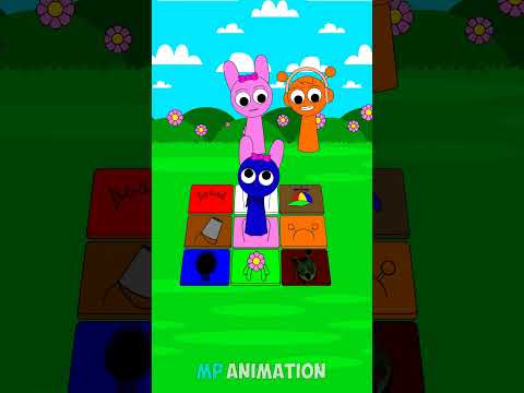 Sprunki Headdress Match Puzzle Challenge Sprunki animation #sprunki