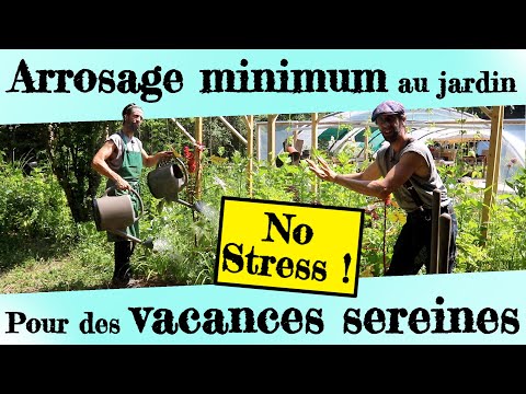 ARROSAGE minimum au JARDIN pour des VACANCES sereines !