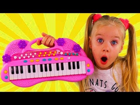 Learn Colors for Children and mother Piano Magic Toys Finger Family Song Nursery Rhymes Learning Vid