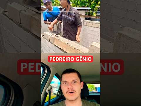 Gabarito para assentar blocos de concreto #construction #shorts