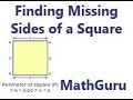 Understanding Square Perimeters and Properties