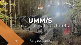 Video - FAE UMM/S - Le broyeur forestier FAE UMM/S avec un tracteur Fendt en Allemagne