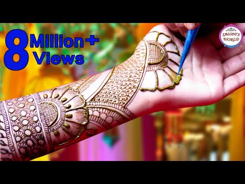 Beautiful Arabic Mehndi Designs | Latest Mehndi Designs | Saloni's World