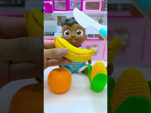 ASMR Unboxing Miniature Boys Unboxing Banana Kitchen Set Toys, Satisfying With Lina ASMR Videos