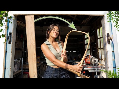 Fabriquer du mobilier DESIGN en TORDANT du BOIS (Technique Facile !)