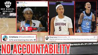 WNBA Player CRASHES OUT! BLAMES Referees For NOT MAKING LAYUPS Or Being Able To Dribble!