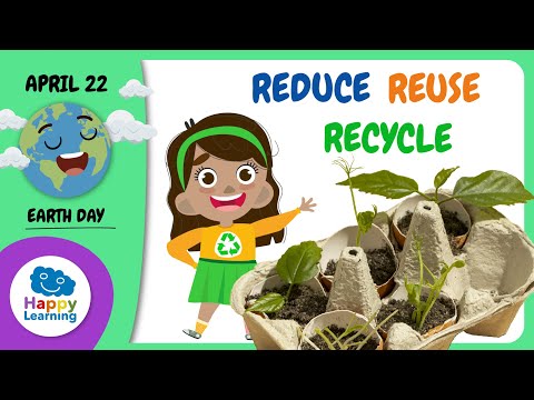 Reduce, Reuse and Recycle, to enjoy a better life | Educational Video for Kids. - YouTube