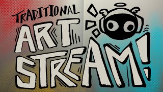 1st stream ever!!!! ✒️❤️ draw and chill with me!!