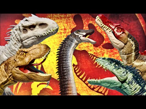 AVENTURA JURÁSICA GENIAL!! LOS DINOSAURIOS CARNÍVOROS ATACAN AL DIPLODOCUS!!