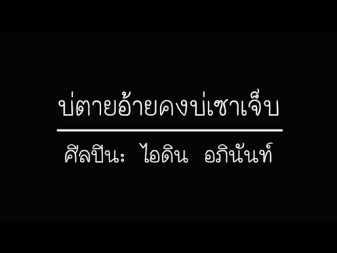 บ่ตายอ้ายคงบ่เซาเจ็บ - ไอดิน อภินันท์ ( lyrics vesion)