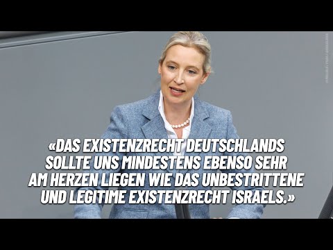 Existenzrecht Deutschlands sollte uns am Herzen liegen!  - Alice Weidel - AfD