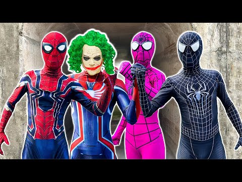 What If Many Spider man in 1 HOUSE? | Bad guy Joker Returns: How to Become a Superhero?