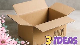 Love to crafts? You’ll love these 3 fun and practical uses for old cardboard!