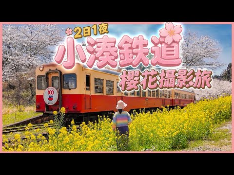 千葉絕景鐵道旅: 小湊鐵道🌸櫻花x復古列車🚂入住可愛圓頂民宿玩2日1夜｜交通方法｜高瀧站-里見站-飯給站-月崎站 #千葉 #日本 #東京