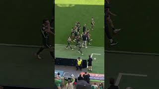 Yep 4:3 😊 That’s it! 🔥🙌#💚🤍VFL WOLFSBURG VS. FC Energie COTTBUS# Mattias Svanberg