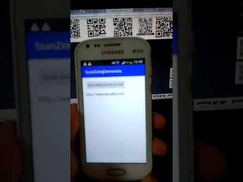 zxing barcode scanner android studio tutorial