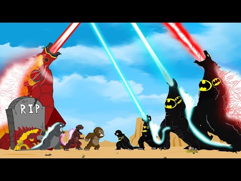 IROMAN GODZILLA & KONG vs EVOLUTION OF BATMAN GODZILLA: Who Is The King Of Monster - FUNNY???