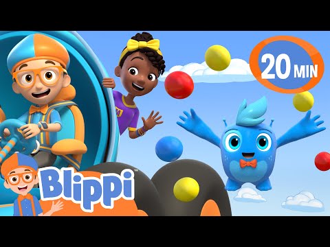 Bouncy House Bonanza! | Blippi & Meekah's Road Trip | Kids Fun & Educational Cartoons