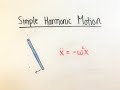 Simple Harmonic Motion Concepts