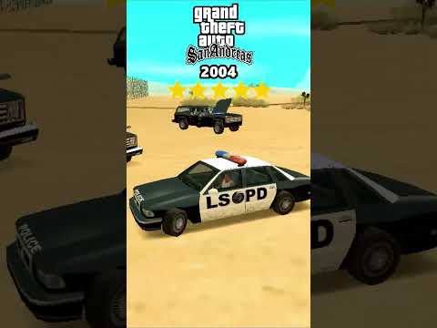 ¿Qué Pasa si Entramos con una Patrulla de Policía en una Base Militar en Todos los GTA?