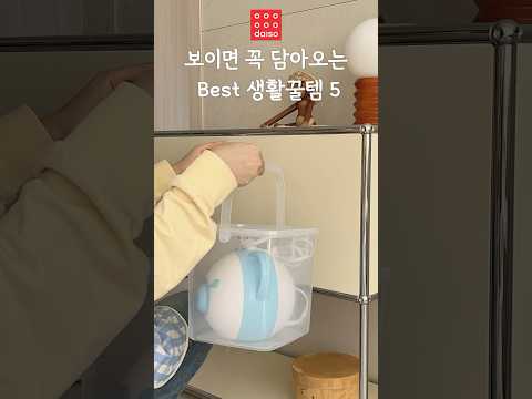 다이소 보이면 꼭 담아오는 생활꿀템 5가지 소개해드려요 #다이소#다이소추천템#살림#정리