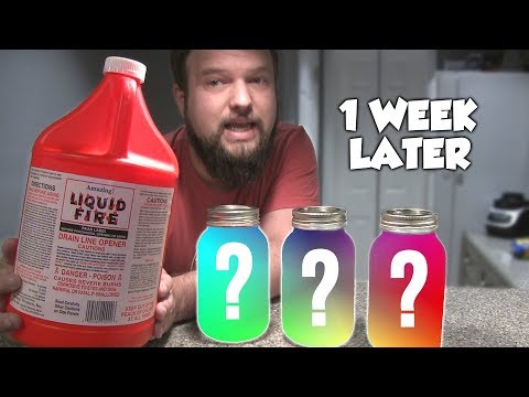 I Left 5 Things In Liquid Fire For 1 Week
