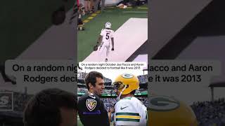 Aaron Rodgers and Joe Flacco turned back the clock on TNF! #football #nfl #aaronrodgers #joeflacco