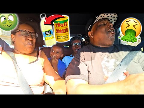 PUTTING A WHOLE BAG OF EXTREME SOUR CANDY 🥴 IN MY PARENTS LEMONADE!! *HILARIOUS REACTION*