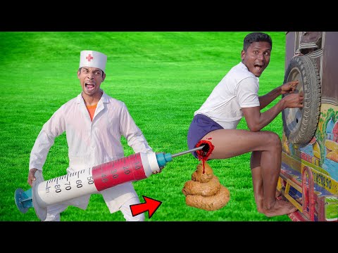 JALLAD DOCTOR || Top New Comedy Video Amazing Funny Video 2024 Doctor Injection Comedy Video Ep 350