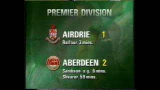 Airdrieonians 1-2 Aberdeen - October 1992