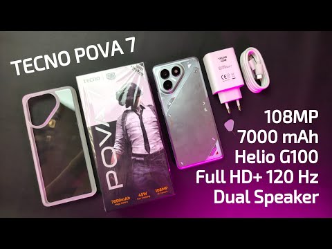 7000 mAh cuma 2 juta tipis - TECNO POVA 7 unboxing