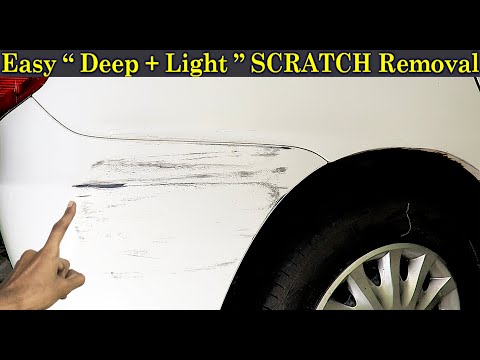 How TO Remove SCRATCH Permanently || Scratch Remover For Car || Car Scratch Repair At Home