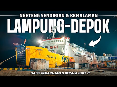 Kemalaman di Terminal Merak, Diserbu Calo!? Ngeteng Lampung - Depok 2025
