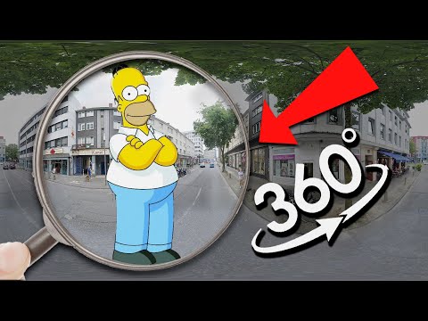 Find Homer Simpson | Bart Simpson - The Simpsons | Finding Challenge 360º VR Video