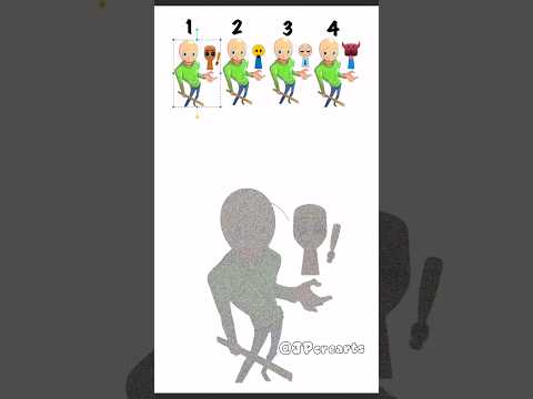 Which one is Correct? Baldi Basics  #baldisbasics #art #roblox