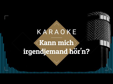 Kann mich irgendjemand hör'n? | Karaoke ♥ MIT TEXT  ♫ Felicitas Falke ♫