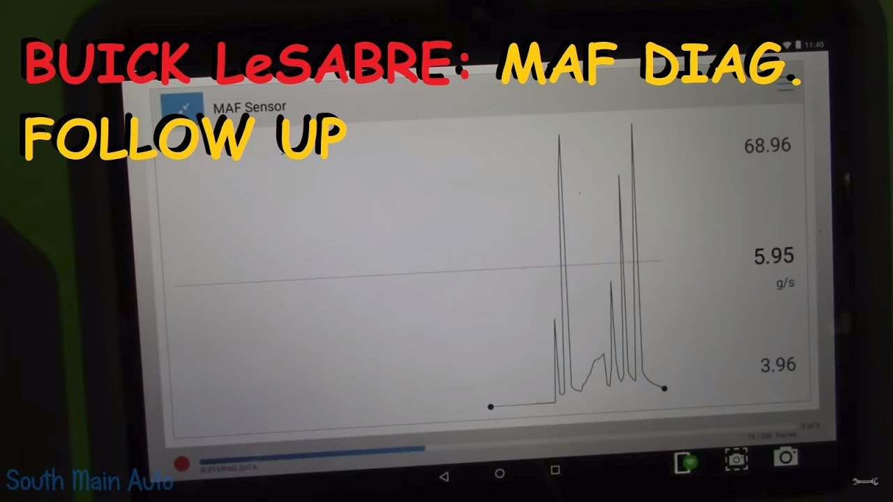 Buick LeSabre: MAF Sensor Diagnosis - Follow-Up