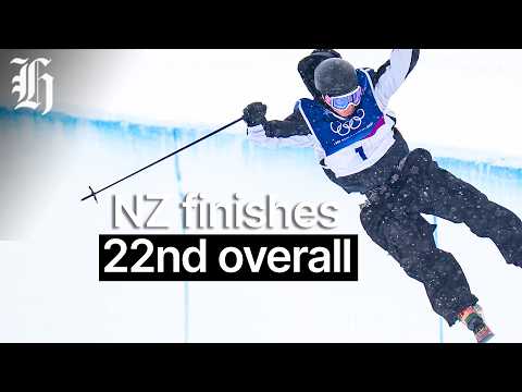 YouTube video thumbnail: Winter Olympics Wrap: NZ Finishes 22nd Overall, With two Silver and one Bronze Medal