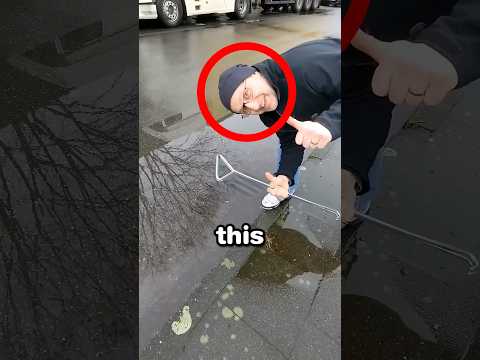 He Thought It Was Just a Puddle… Then Found This 😮